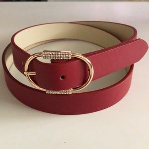 Red and gold belt